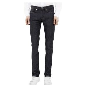 Acne Studios Men’s Ace Raw Gothic Slim Straight Jeans